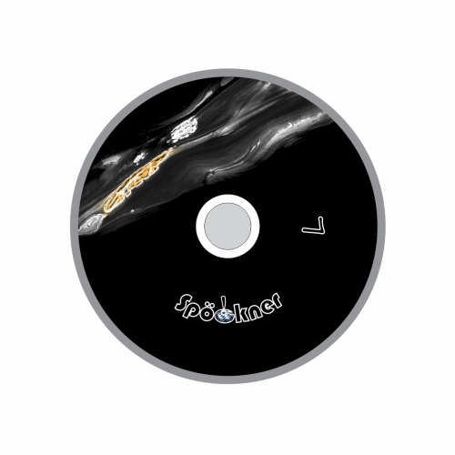 Spöckner "Lawinchen / gold schwarz" Eisstock